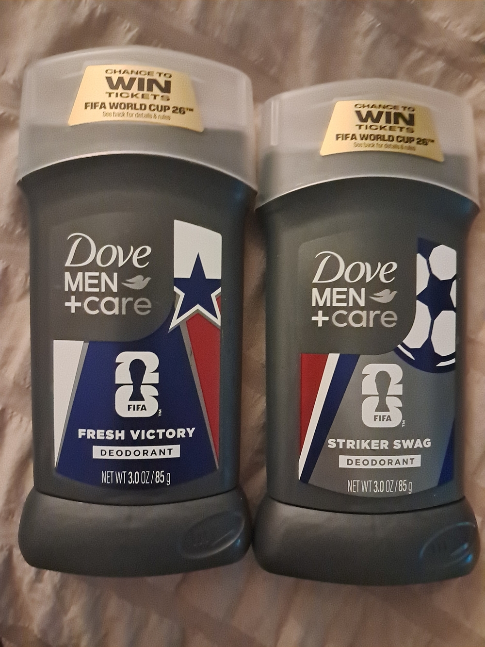 Dove Men+Care Deodorant Stick - Fresh Victory & Striker Swag - Gray